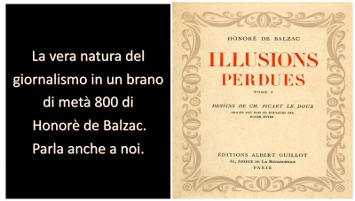 Balzac, i giornali ed i giornalisti. Non è cambiato nulla.