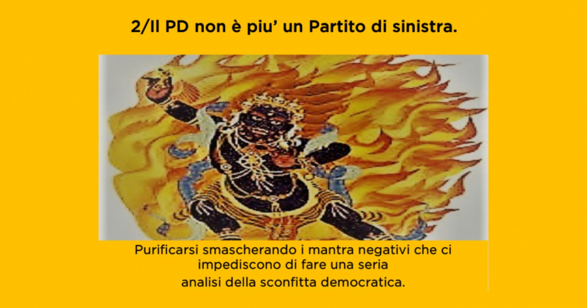 Dossier sui “mantra” scagliati contro il PD. (2/13) Il PD non è più un Partito di sinistra.