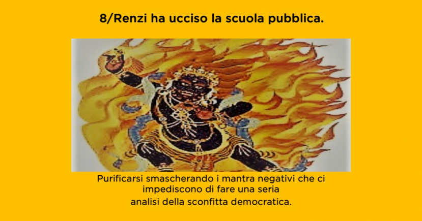 Dossier sui “mantra” scagliati contro il PD. (8/13) Renzi ha ucciso la scuola pubblica.