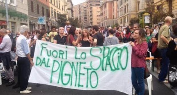 Il Pigneto sfregiato