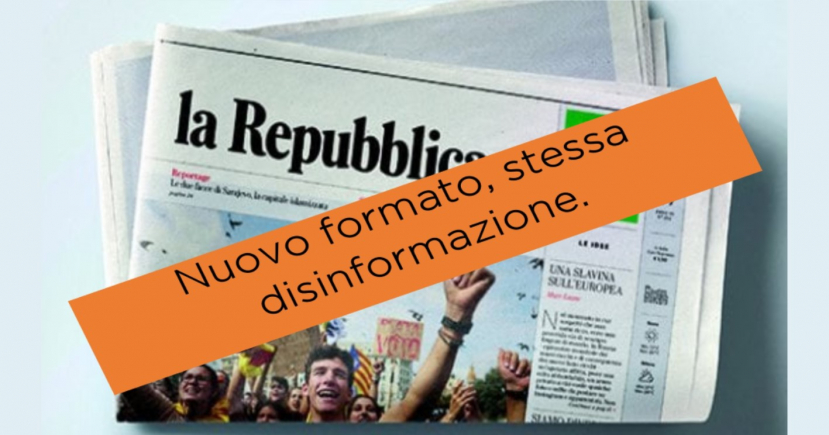 Un esempio concreto di come disinforma la Repubblica